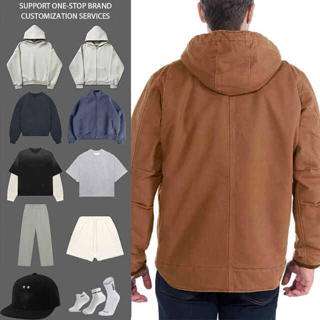 Winterjacke für Herren mit individuellem Logo, klassischem Stehkragen, warm, Standard-Passform, Outdoor-Oberbekleidung, große Größen