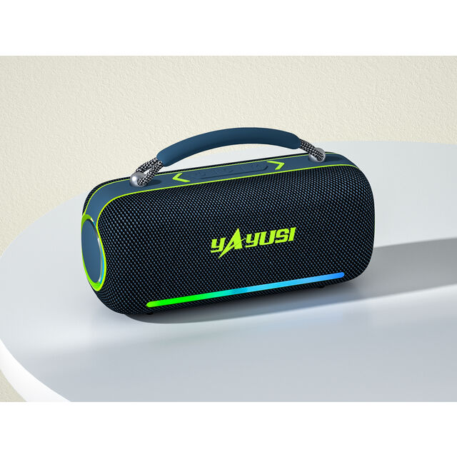 Haut-parleur de fête extérieur avec subwoofer 100W à grand pavillon, enceintes Bluetooth, basses de haute qualité, lecteur audio portable puissant H16