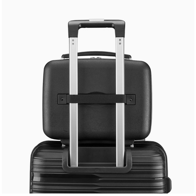 Fashionable 14 Inch Mini Lightweight Waterproof Cosmetic Bag Portable Password Box Zipper Closure Small Suitcase Plastic .