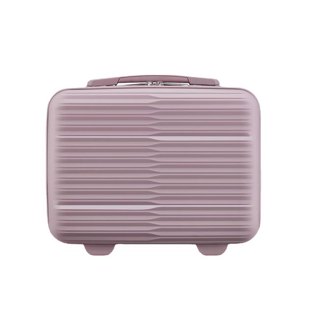 Fashionable 14 Inch Mini Lightweight Waterproof Cosmetic Bag Portable Password Box Zipper Closure Small Suitcase Plastic .