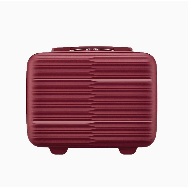 Fashionable 14 Inch Mini Lightweight Waterproof Cosmetic Bag Portable Password Box Zipper Closure Small Suitcase Plastic .