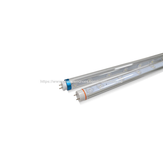 Tube LED T8 publicitaire à double face à émission de lumière IP65 avec embout rotatif pour caissons lumineux LED, caissons lumineux LED