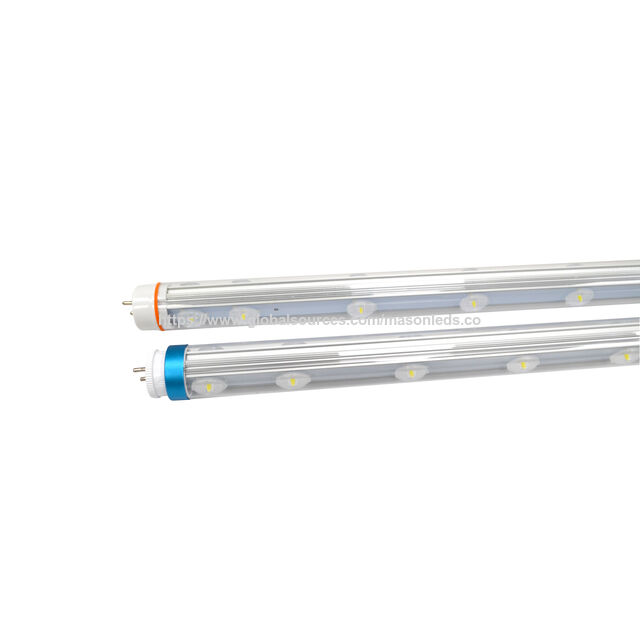 Tube LED T8 publicitaire à double face à émission de lumière IP65 avec embout rotatif pour caissons lumineux LED, caissons lumineux LED