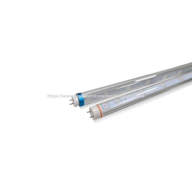 Tube LED T8 publicitaire à double face à émission de lumière IP65 avec embout rotatif pour caissons lumineux LED, caissons lumineux LED