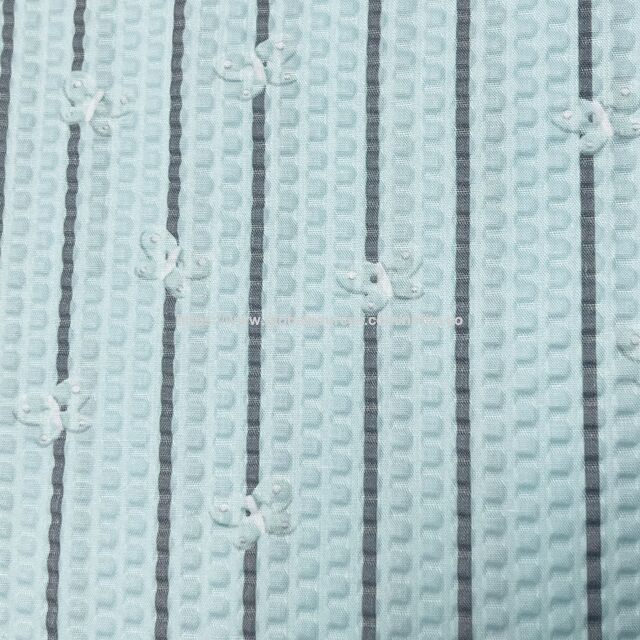 Tissu Seersucker Froissé Imprimé T/C - Tracy