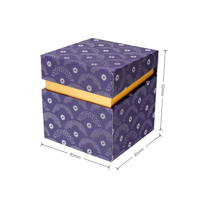 Caja de Regalo de Lujo Reciclable OEM para Joyería con Cubierta, Lazo, Cinta y Cajón - Cajas de Papel con Tirador para Anillos y Colgantes