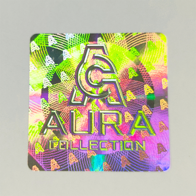 Etiquetas Adhesivas Holográficas Láser Personalizadas Anti-UV Transparentes - Etiquetas de Vinilo con Logotipo Impermeables y Duraderas para Exteriores