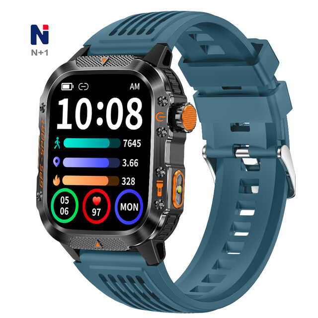 Montre Intelligente Professionnelle avec Accéléromètre NTC10, Batterie 540mAh, Lampe Torche, GPS, Altimètre Barométrique, Boussole et Étanchéité 3ATM sur eBay