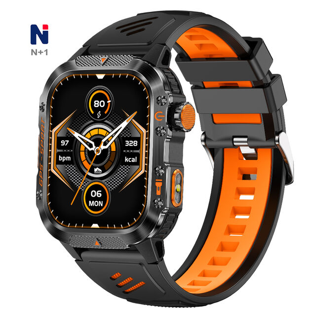 Montre Intelligente Professionnelle avec Accéléromètre NTC10, Batterie 540mAh, Lampe Torche, GPS, Altimètre Barométrique, Boussole et Étanchéité 3ATM sur eBay