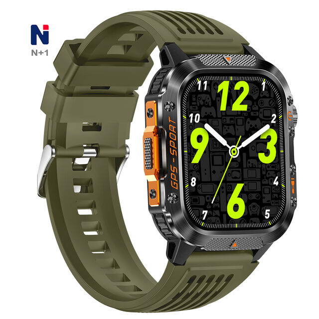 Montre Intelligente Professionnelle avec Accéléromètre NTC10, Batterie 540mAh, Lampe Torche, GPS, Altimètre Barométrique, Boussole et Étanchéité 3ATM sur eBay