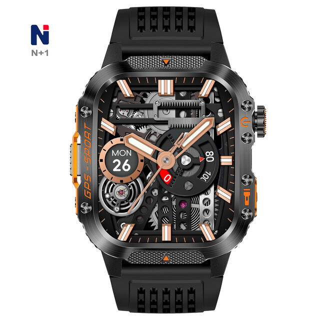 Montre Intelligente Professionnelle avec Accéléromètre NTC10, Batterie 540mAh, Lampe Torche, GPS, Altimètre Barométrique, Boussole et Étanchéité 3ATM sur eBay