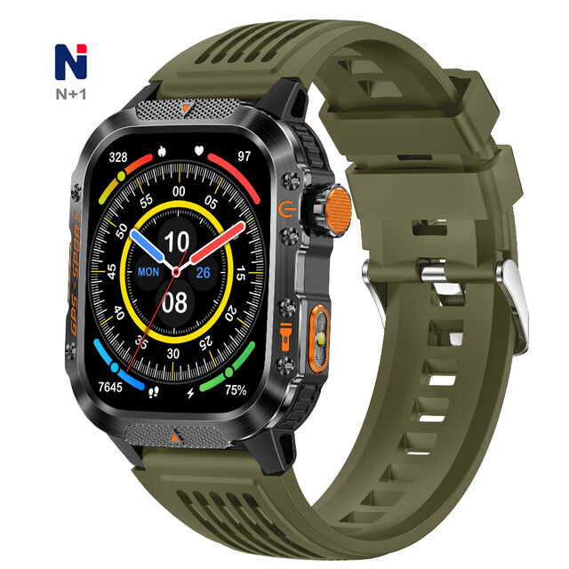 Montre Intelligente Professionnelle avec Accéléromètre NTC10, Batterie 540mAh, Lampe Torche, GPS, Altimètre Barométrique, Boussole et Étanchéité 3ATM sur eBay