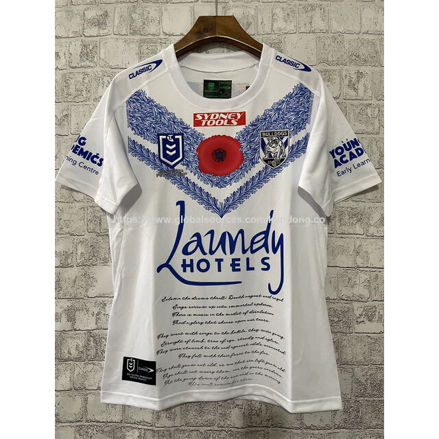 Großhandel Günstige National Rugby League Trikots 2023 Bulldogs SHARKS Melbourne