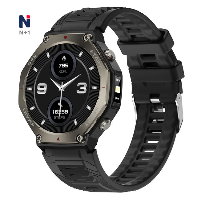 ساعة ذكية NMD01 مع تحديد المواقع GPS، شاشة HD 360*360، مكالمات، صحة، رياضات، ساعة ذكية عالية الأداء من حيث التكلفة