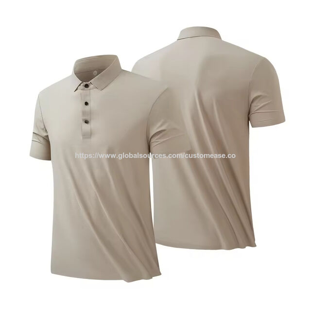 Herren Polo Shirt mit kurzen Ärmeln, normale Passform, Spandex-Mischung, hochelastisch, Sublimationsdruck, feuchtigkeitstransportierend, schnell trocknend, Golf-Polo