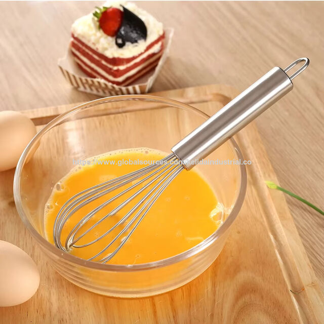 Ferramentas de Cozinha para Panificação Batedor de Ovos Liquidificador Batedor de Ovos Manual Batedor Manual de Aço Inoxidável