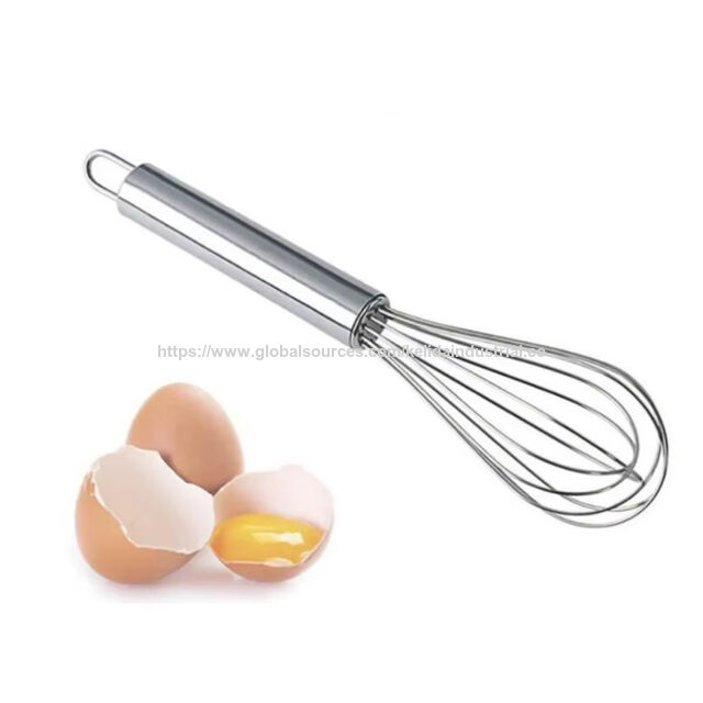 Ferramentas de Cozinha para Panificação Batedor de Ovos Liquidificador Batedor de Ovos Manual Batedor Manual de Aço Inoxidável