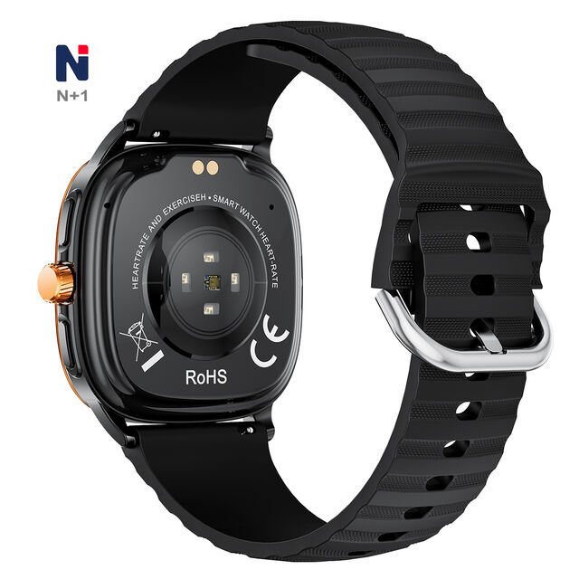 نموذج خاص جديد 9 مم فائق النحافة صغير الحجم عصري ساعة ذكية NKS34 شاشة AMOLED Reloj inteligente Smart Watch للنساء
