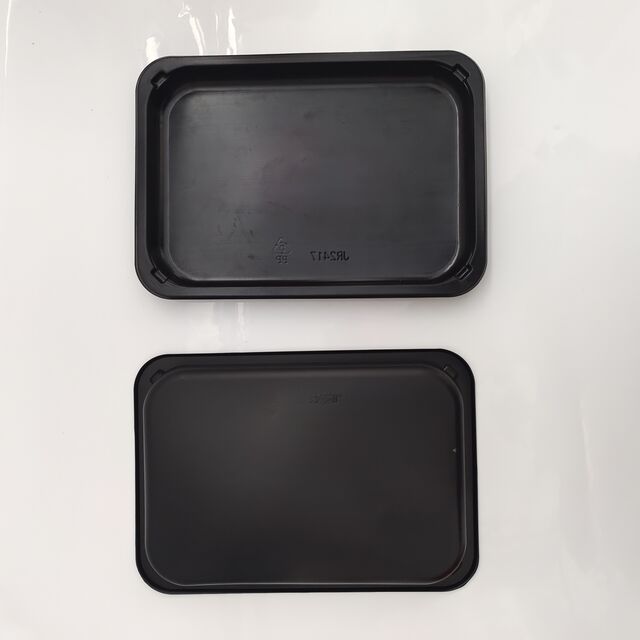 Schwarze PP-Skin-Verpackung für Tiefkühlkost