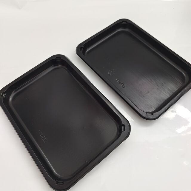 Schwarze PP-Skin-Verpackung für Tiefkühlkost