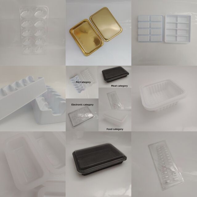 Schwarze PP-Skin-Verpackung für Tiefkühlkost