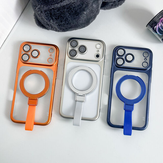 Capa de celular de TPU PC Matte antichoque com suporte magnético e proteção contra quedas para iPhone 17, 17 Pro Max, 17 Pro, 17 Air, no atacado