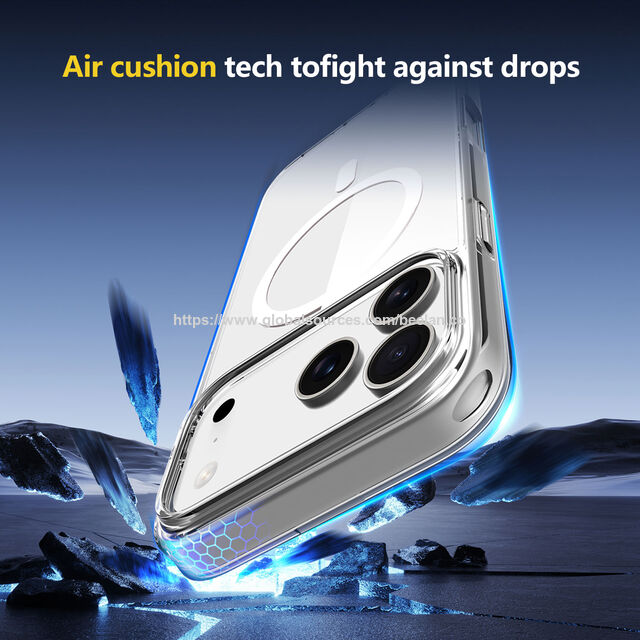 Coque de téléphone TPU PC de protection ultra-militaire anti-chute et hautement résistante aux rayures pour iPhone 17 Series avec Magsafe - Meilleures ventes !