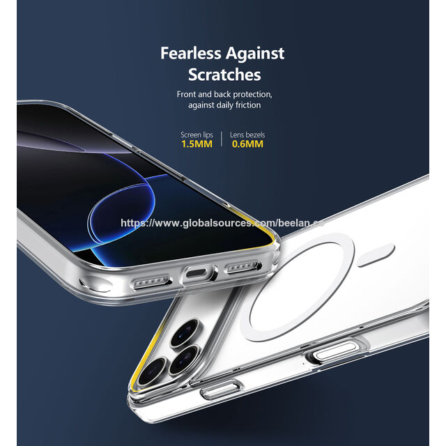 Coque de téléphone TPU PC de protection ultra-militaire anti-chute et hautement résistante aux rayures pour iPhone 17 Series avec Magsafe - Meilleures ventes !