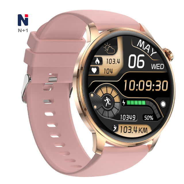 طراز خاص جديد 7 مم ساعة ذكية عصرية ورقيقة للغاية NKS36 شاشة AMOLED Reloj inteligente ساعة ذكية