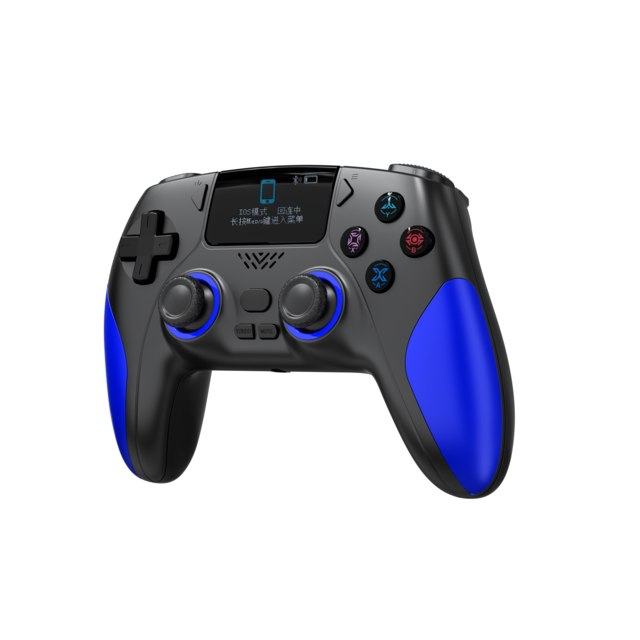 Drahtloser BT Display Menü P4 Gamecontroller, taktiles Feedback, Multiplattform-Unterstützung P4/PC/Android/IOS/Switch Gamepad