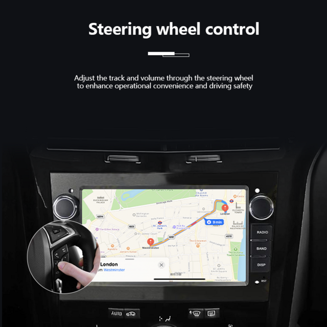Autoradio Multimédia Android 12 7 Pouces pour Opel/Astra/Vectra/Antara Carplay 4G Wifi GPS RDS DVD Autoradio Stéréo DSP