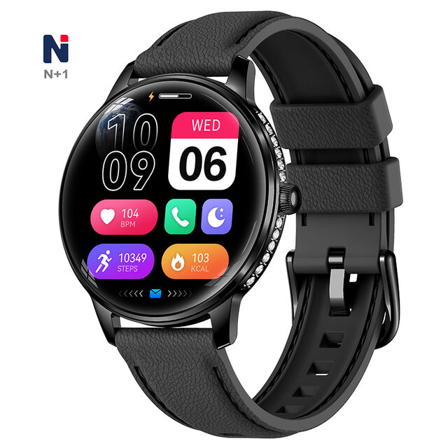 نموذج خاص جديد ساعة ذكية عصرية NKS37 مع شاشة AMOLED من الزركون، وظيفة الاتصال، ساعة ذكية صحية Reloj inteligente Smart Watch