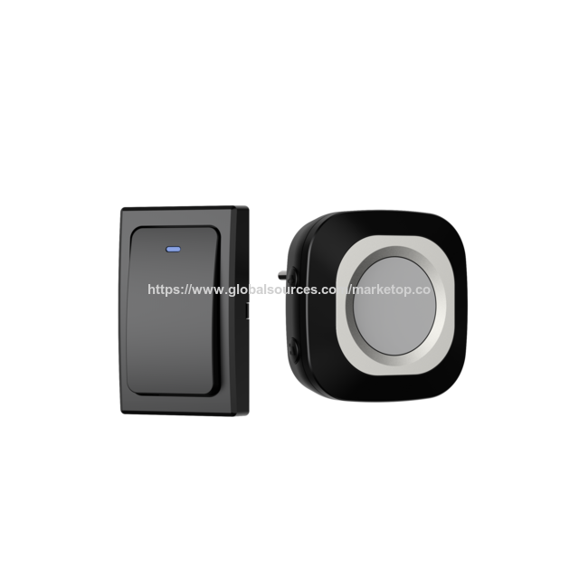 Timbre Inalámbrico Cinético - Sin Batería - Impermeable IP44 - 36 Melodías - 4 Niveles de Volumen - Ampliable hasta 6 Receptores