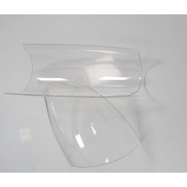 Transparente Kunststoffabdeckung, PC-Material, Spritzguss, anpassbare Farben, für Sicherheitsanwendungen.