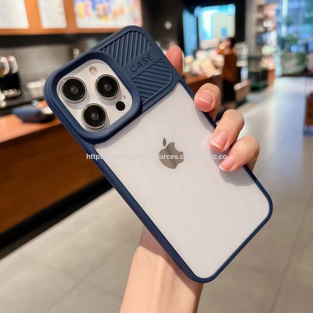 Funda para Teléfono de PC+TPU Transparente de Doble Color con Empalme, Funda 2 en 1 para iPhone 16 15 14 13 12 PRO Max