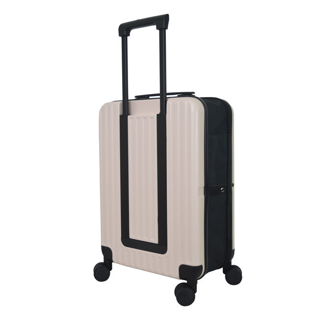 Direct factory Rigid foldable ABS luggage,Storage Luggage,8 wheels,inserted lock,for travel