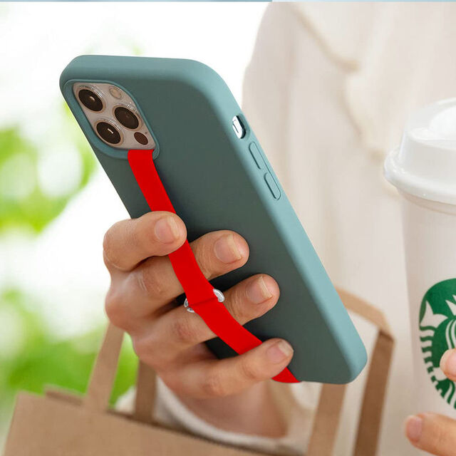 Cordão Ultrafino de Aço Inoxidável para Celular com Fivelas Duplas, Conector Anti-Perda Durável, Alça de Laço de Dedo para Celular