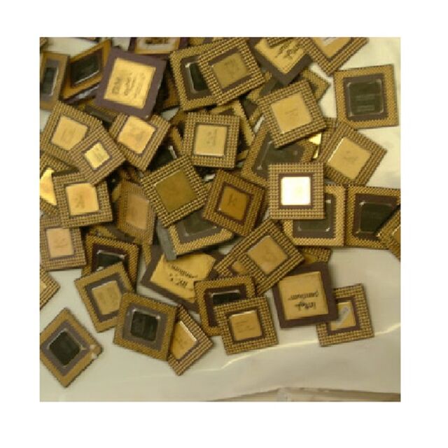 Déchets de CPU en céramique pour récupération d'or à haut rendement / Déchets de CPU en céramique / Déchets d'ORDINATEURS