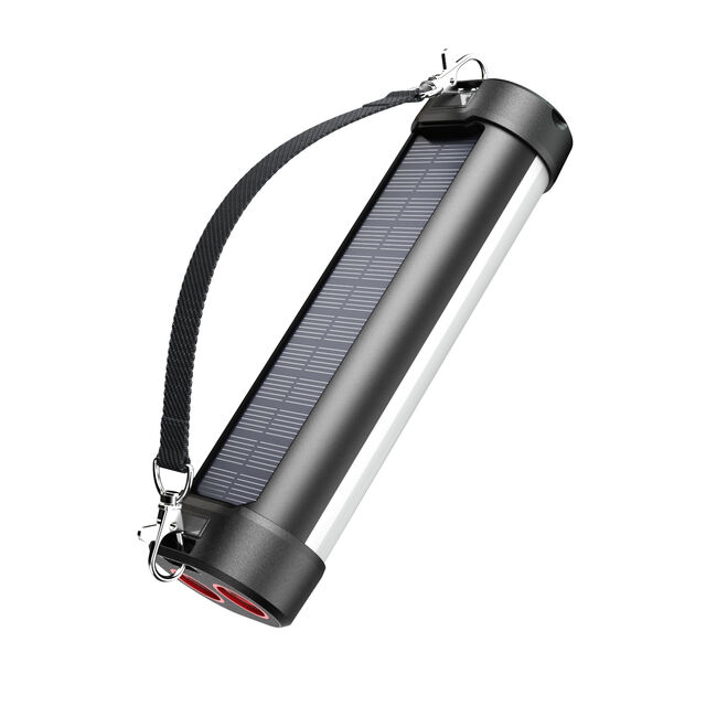 Atacado de lanternas solares de acampamento, lâmpada de acampamento solar portátil recarregável USB para barracas de caminhada