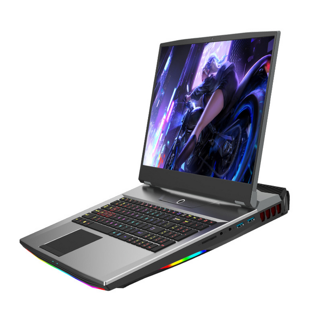 Laptop de 17,3 polegadas Core i7-10750H + placa de vídeo 1650 4G, DDR 16GB/32GB, SSD 512GB/1TB, WiFi 6, Windows 11