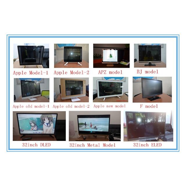 TV LED de tela plana de 15, 17, 19, 19.5, 21.5, 23.6 polegadas, formato 4:3 e 16:9, painéis novos, modelo 2019 para África
