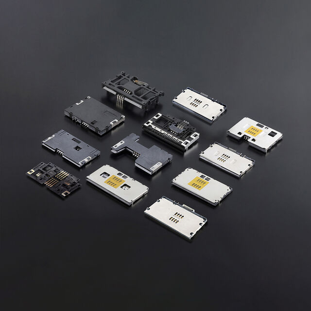 SMT-Typ Smartcard-Steckverbinder IC-Karten-Steckverbinder für PAX POS Smartcard-Lesegeräte