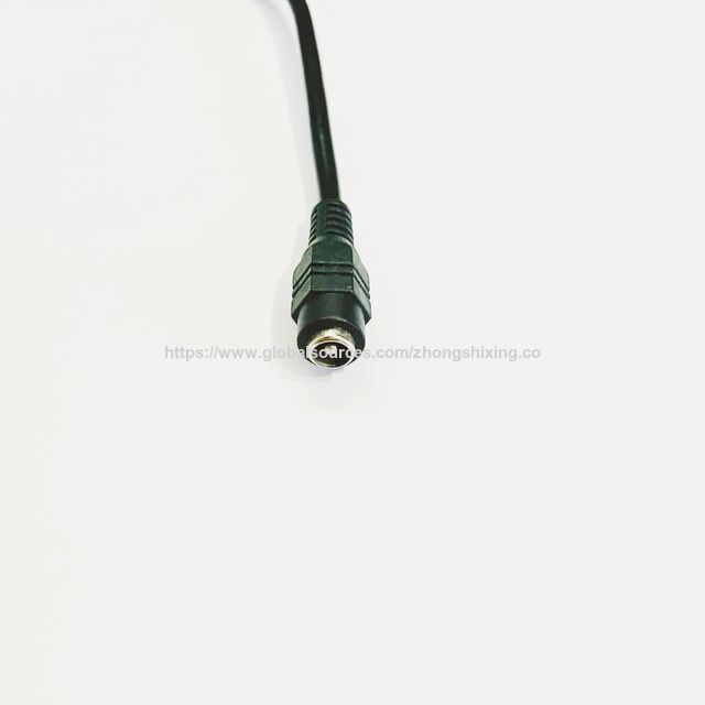 Venta de fábrica 5521 Cable divisor de conector macho DC 5.5*2.1mm Cable divisor DC 1 hembra a 4 conectores macho con cable de alimentación