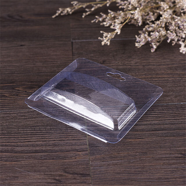 Caja de Embalaje Desechable Transparente con Tapa Abatible