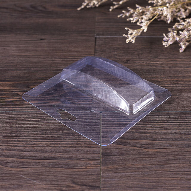 Caja de Embalaje Desechable Transparente con Tapa Abatible