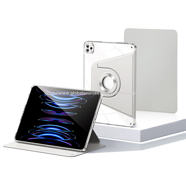 جراب جلد PU دوار 360 درجة TPU+PC مغناطيسي لجهاز Ipad mini 6-12.9