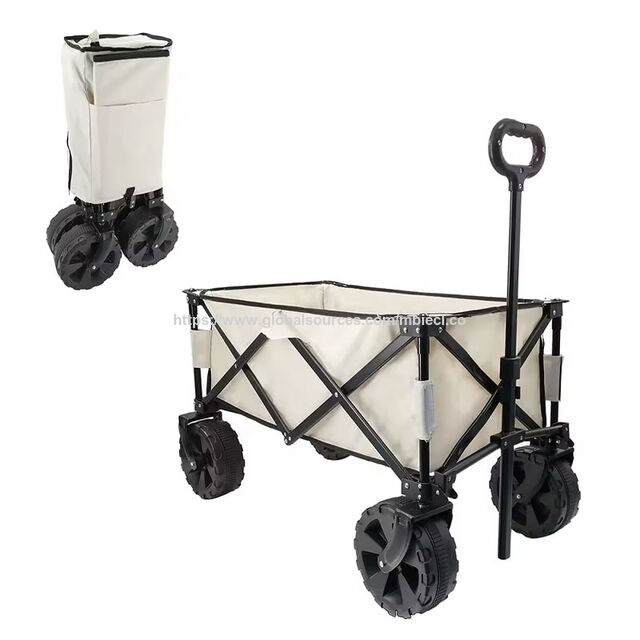 Chariot Pliant Utilitaire pour Jardin Extérieur, Plage et Camping - Chariot de Transport Pliable