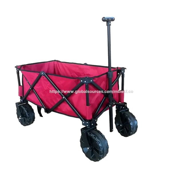 Chariot Pliant Utilitaire pour Jardin Extérieur, Plage et Camping - Chariot de Transport Pliable