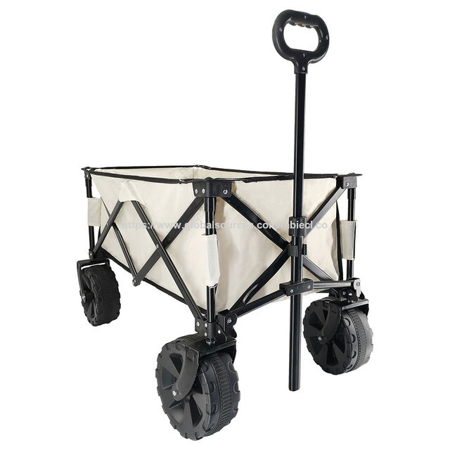 Chariot Pliant Utilitaire pour Jardin Extérieur, Plage et Camping - Chariot de Transport Pliable