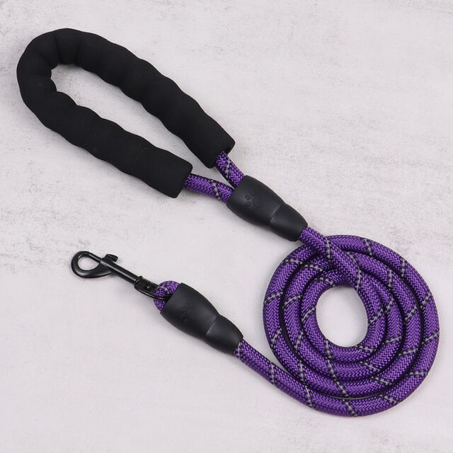 Correa Reflectante de Nylon para Perros, Correa Anti-Tirones de Poliéster para Mascotas, Correa de Cuerda Resistente para Perros Grandes, Diseños Coloridos
